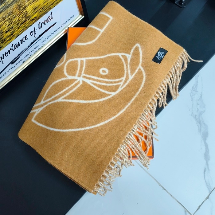 エルメス レディース リバーシブル マフラー -    Muffler - acc2624x