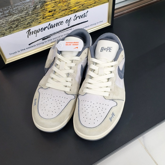 ナイキ x ベイプ ユニセックス ロー スニーカー - Nike Air Jordan 1 Retro Low x Bape - nis1767x