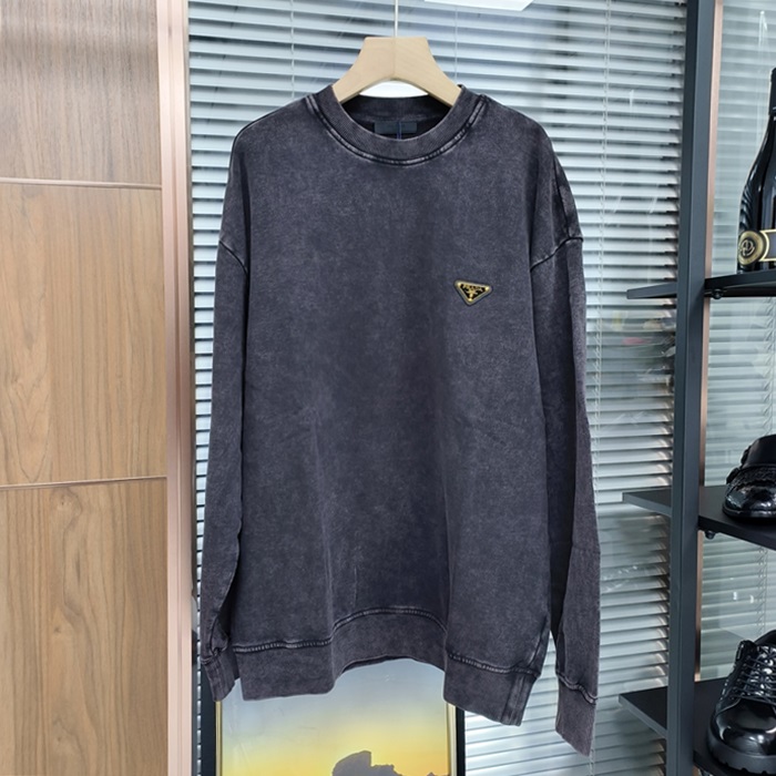 プラダ メンズ ラウンドネックスウェット - Round- prc3085x