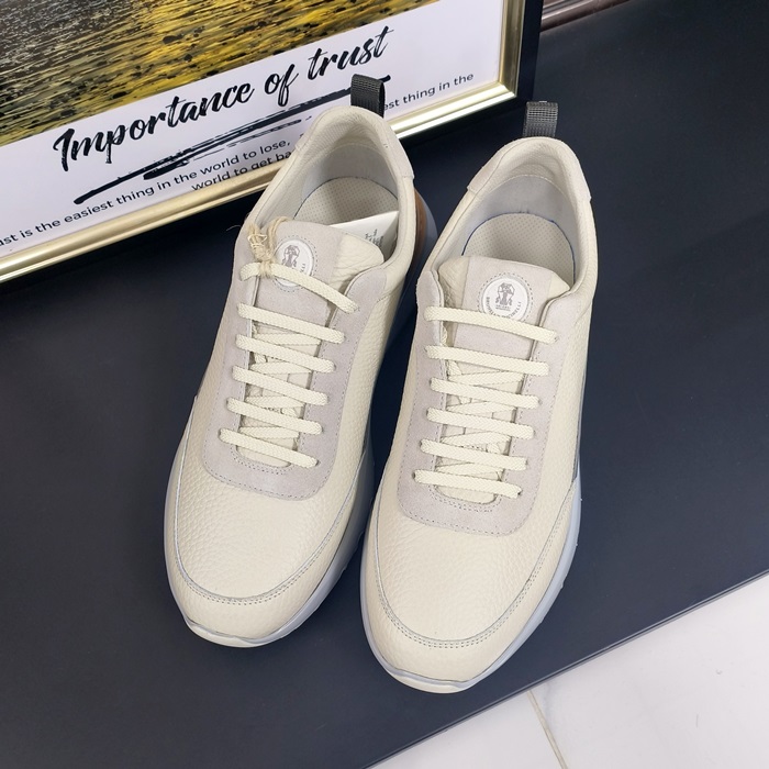 ブルネロクチネリ メンズレザースニーカー -  Cucinelli  - brs1593x