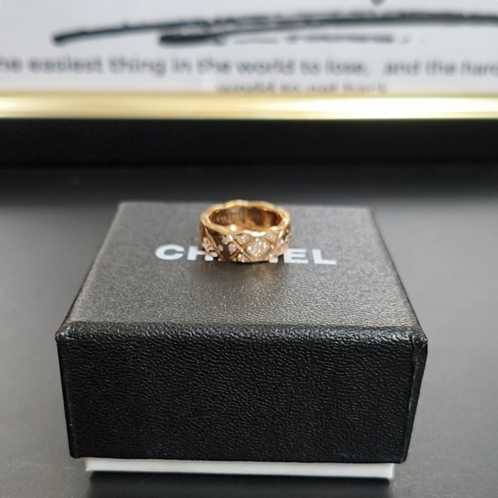 シャネルレディース ゴールド リング -  Gold - acc1196x