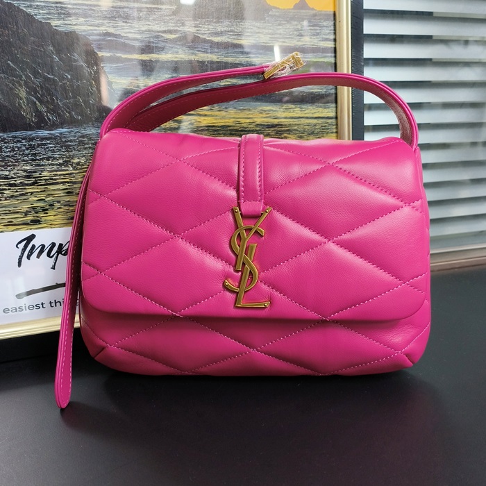 サンローラン レディース LE57 キルティッド ホーボーバッグ -  LE57 Hobo - ysb2522x