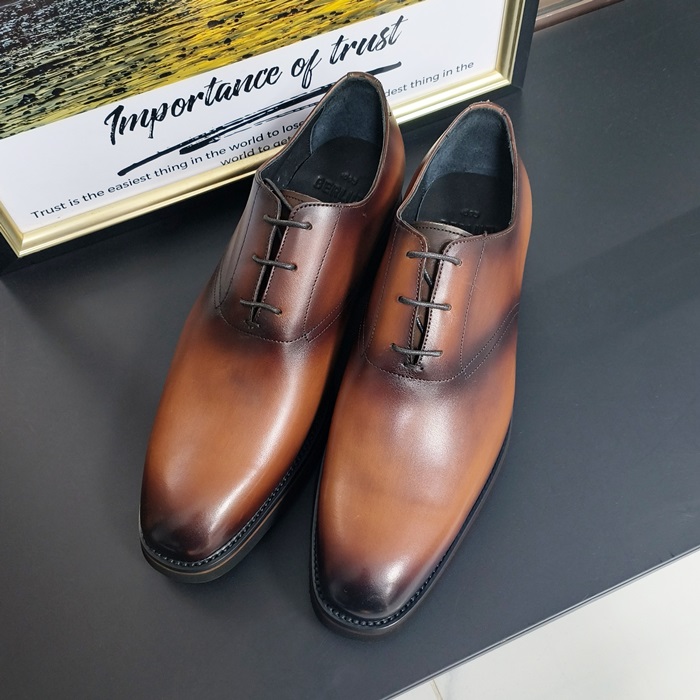 ベルルッティ メンズ ブラウン オックスフォード - Brown Oxford - ber802x