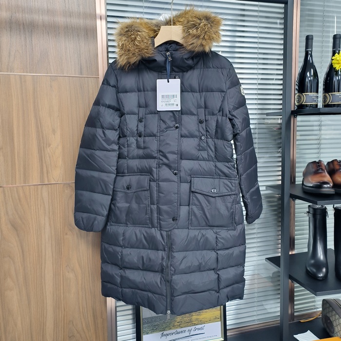 モンクレール レディース グースダウン ブラック ロングパディング -  Padding - mo72x