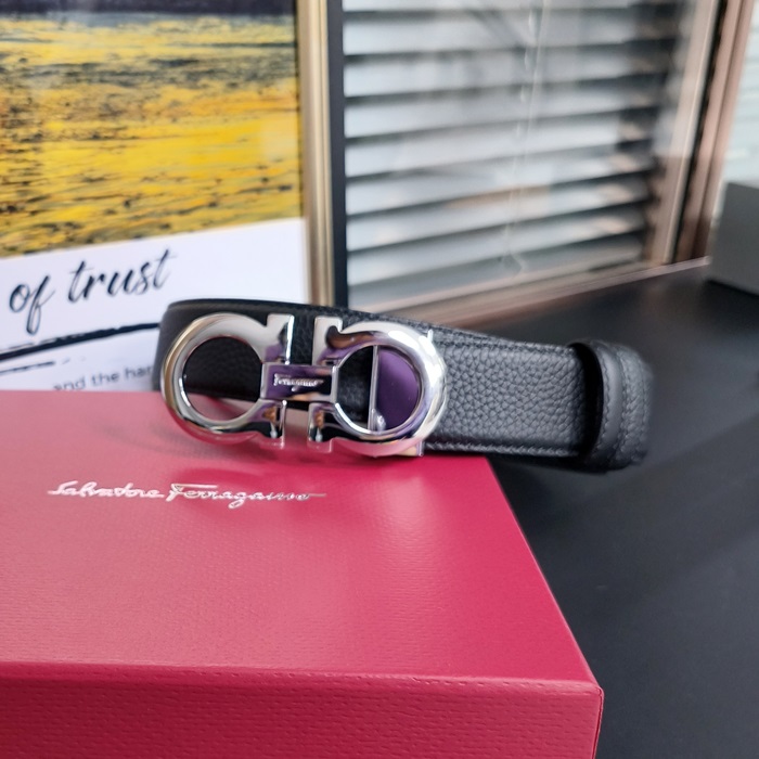   Belt,3.5cm,FERBT0081 - フェラガモメンズレザーベルト,3.5cm,ブラック