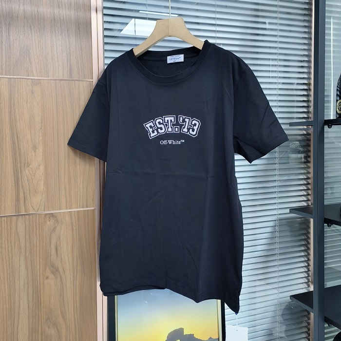 オフホワイト メンズ ブラック Tシャツ - Off white White  - ofc0655x