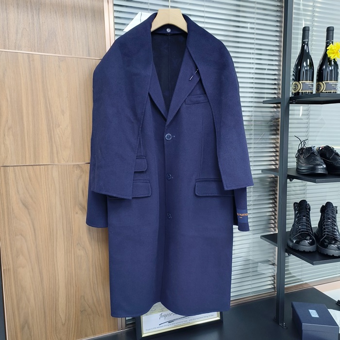 ルイヴィトン メンズ ネイビー コート -   - lv2095x