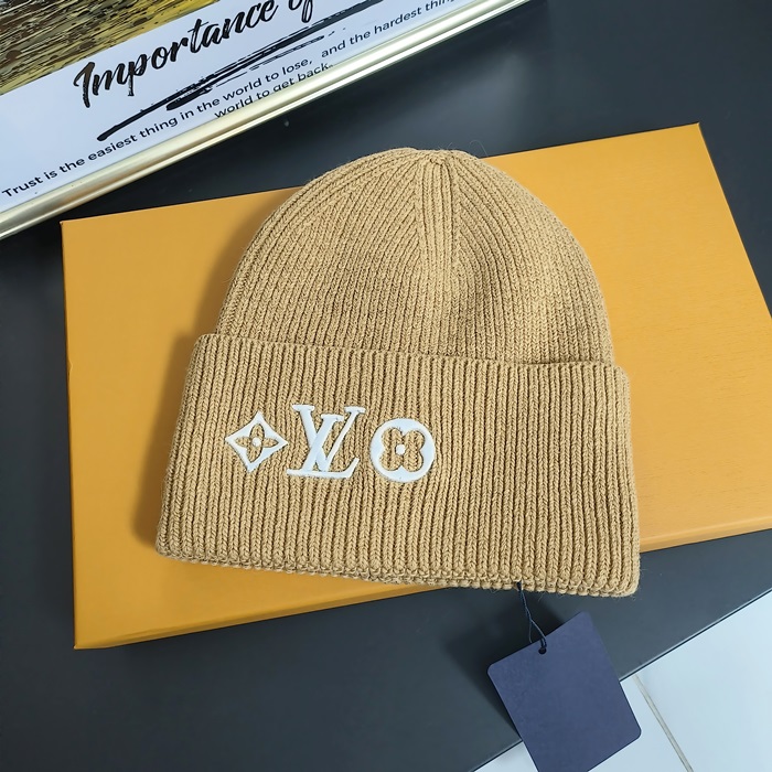 ルイヴィトン ユニセックス キャメルビーニー- Camel Beanie - acc1742x