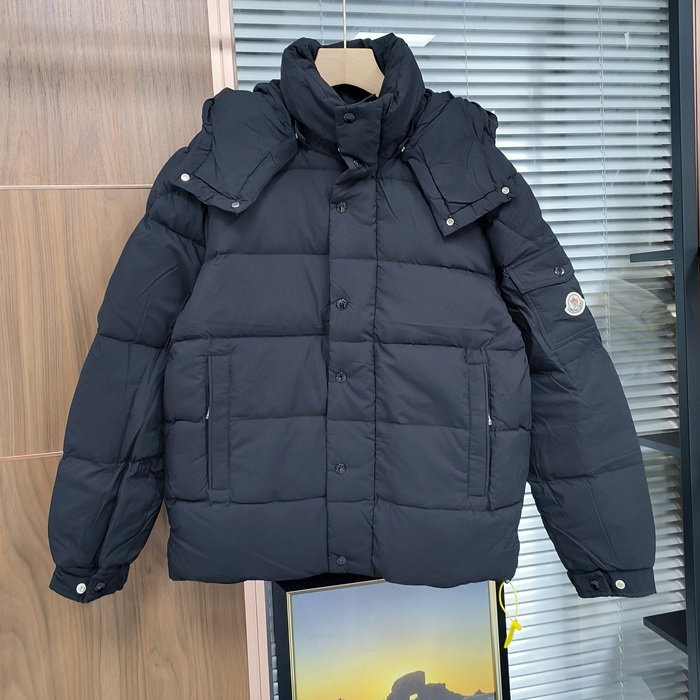 モンクレール メンズ ダックダウン ブラック パディング - Padding - mo245x