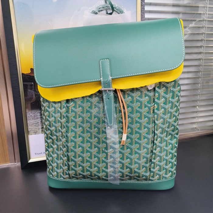 ゴヤール ユニセックス グリーン アルパン バックパック MM - Alpin  - gob1011x