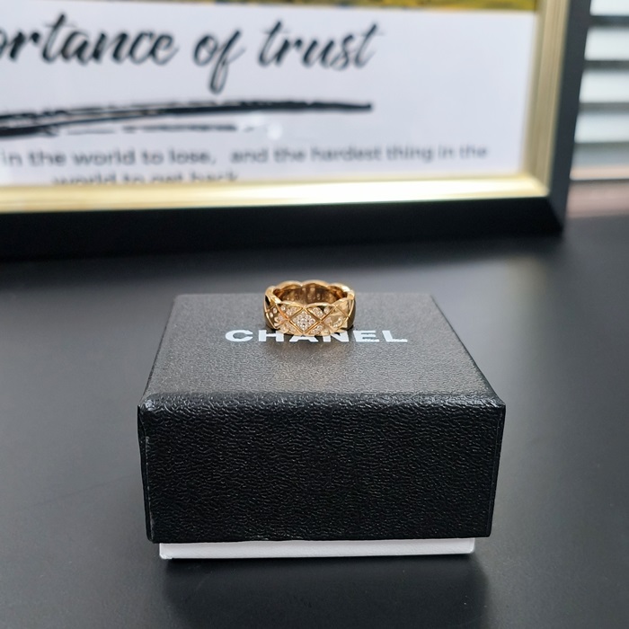 シャネルレディース ゴールド リング -  Gold - acc1196x