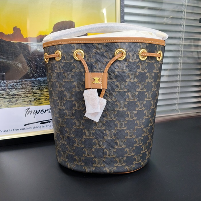 セリーヌ レディース ブラック クララバケットバッグ -  Clara - ceb2070x