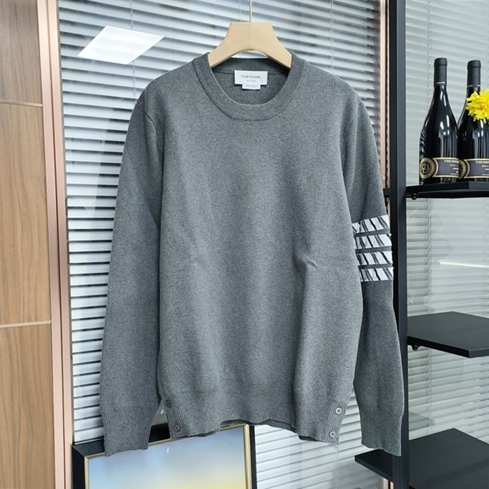 Strap  Gray - トムブラウン ユニセックス ストラップ セーター Thom01530x Size グレー