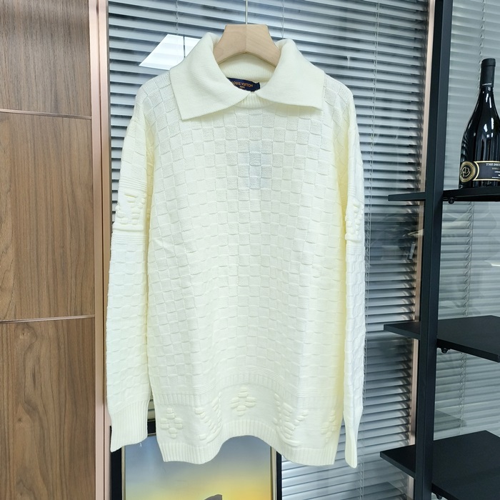 ルイヴィトン メンズ ブラック ポロ ニット -  Knits- lv2083.x