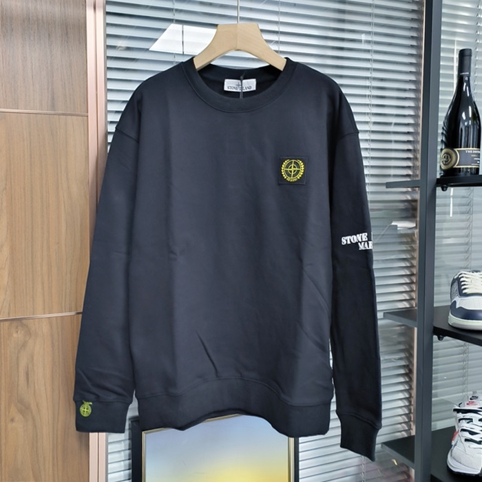 ストーンアイランド メンズ モダン ブラック スウェット -  - sto0513x