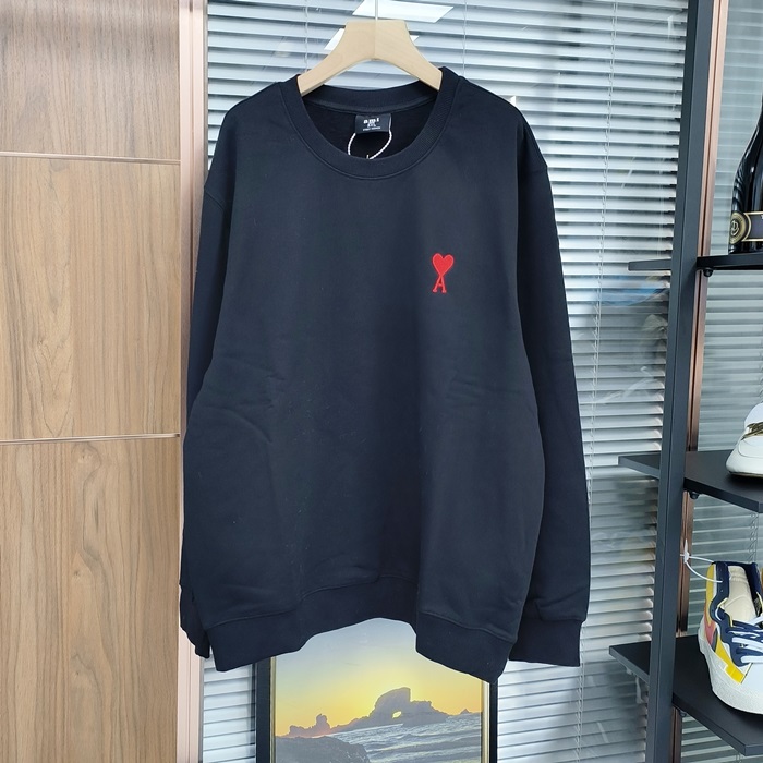 Ami LogoMan-to-man Ivory - アーミー2021 メンズ LOGO コットン スウェット Ami0131x Size(m - 2xl) アイボリー