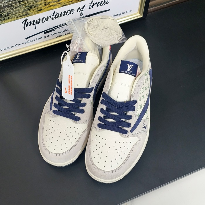 ルイヴィトン x ジョーダン ユニセックス ロー スニーカー - Louis vuitotn x Air Jordan 1 Low - lvs1803x