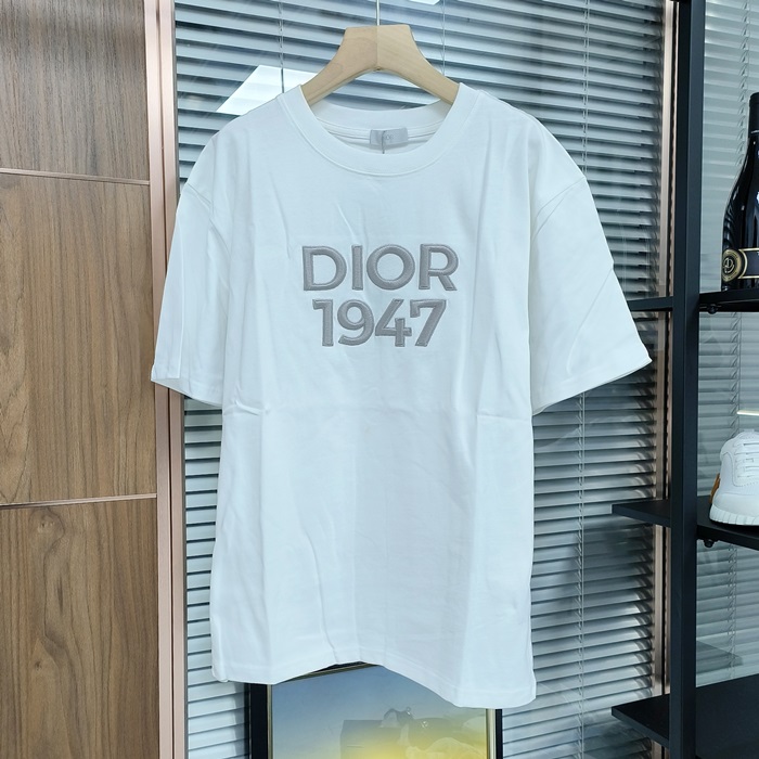 ディオール メンズ ホワイト 半袖Tシャツ -  White  - dic1785x