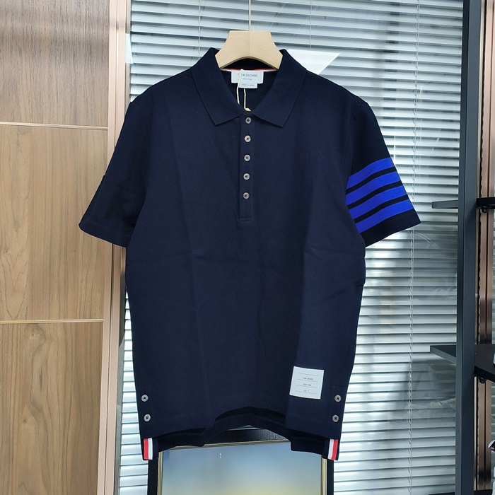 トムブラウン メンズ ポロ 半袖Tシャツ - Polo  - thc1277x