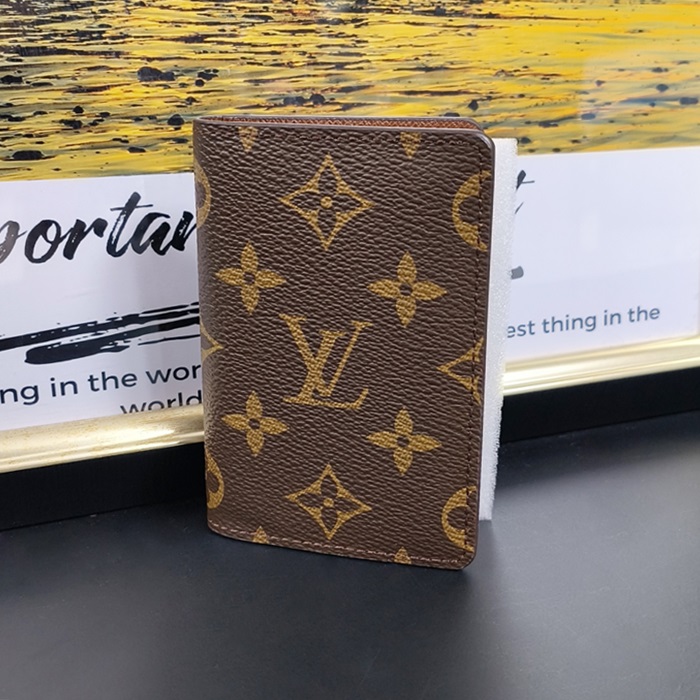 Canvas Card Purse M60256 - ルイヴィトンユニセックス カードパース,LOUW0382(11cm),ブラウン