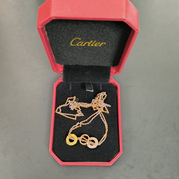 CARTIER Choker 18k Rose Gold - カルティエ レディース ラブ ネックレス 18K プラティング ローズゴールドCAR0003