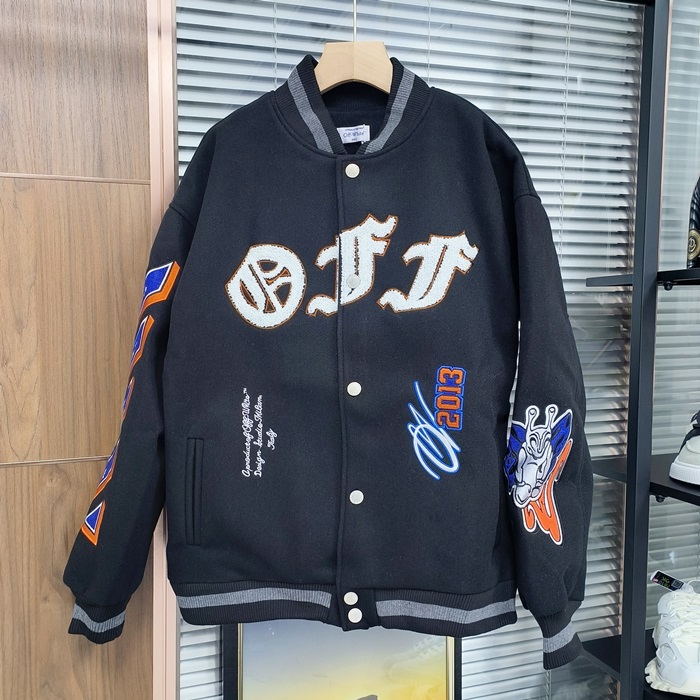 オフホワイト メンズ ボンバー ジャケット -  Bomber  - ofc0568x