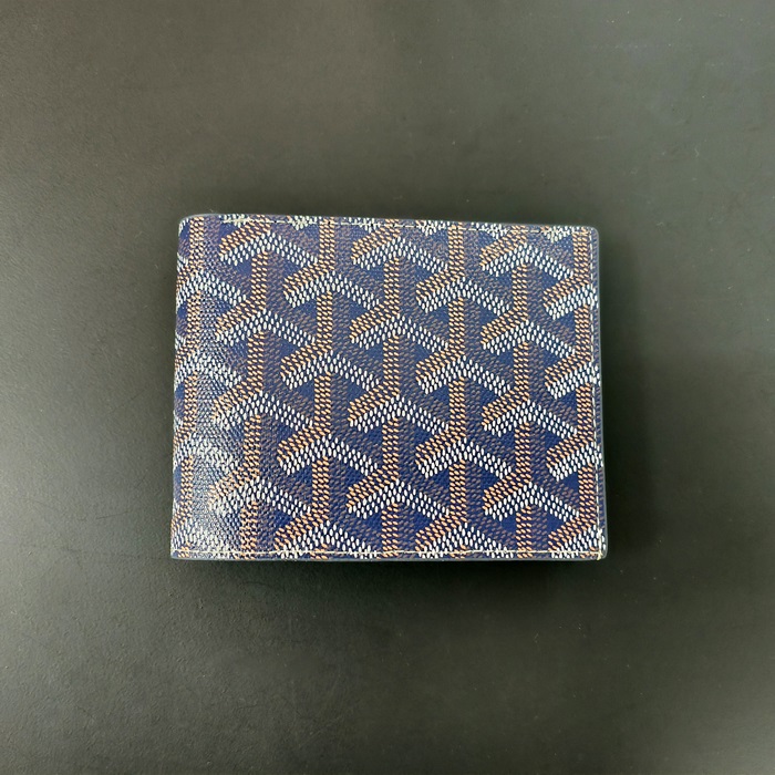 ゴヤール ユニセックス ネイビー ビクトワール 二つ折り財布 - Victoire s - gow56x