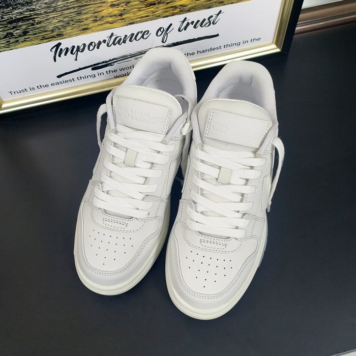 オフホワイト ユニセックス シグネチャー ホワイト スニーカー - White  - of62x