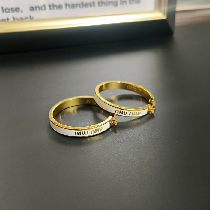 ミュウミュウ レディース ゴールド イヤリング -   Gold Earring - acc959x