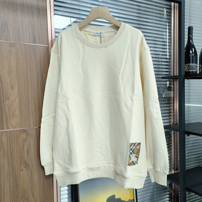 バーバリー メンズ ラウンドネック長袖Tシャツ - Round- buc4455x