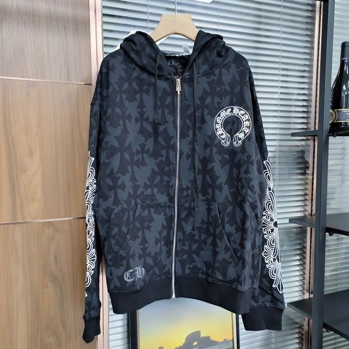 クロムハーツ メンズ ジップアップ フーディ -chc3375x