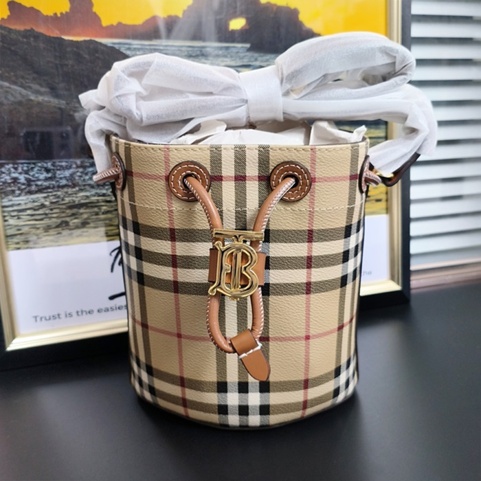 バーバリー レディース ベージュ バケットバッグ -  - bub2092x