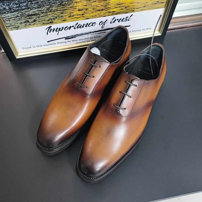 ベルルッティ メンズ ブラウン オックスフォード - Brown Oxford - ber802x
