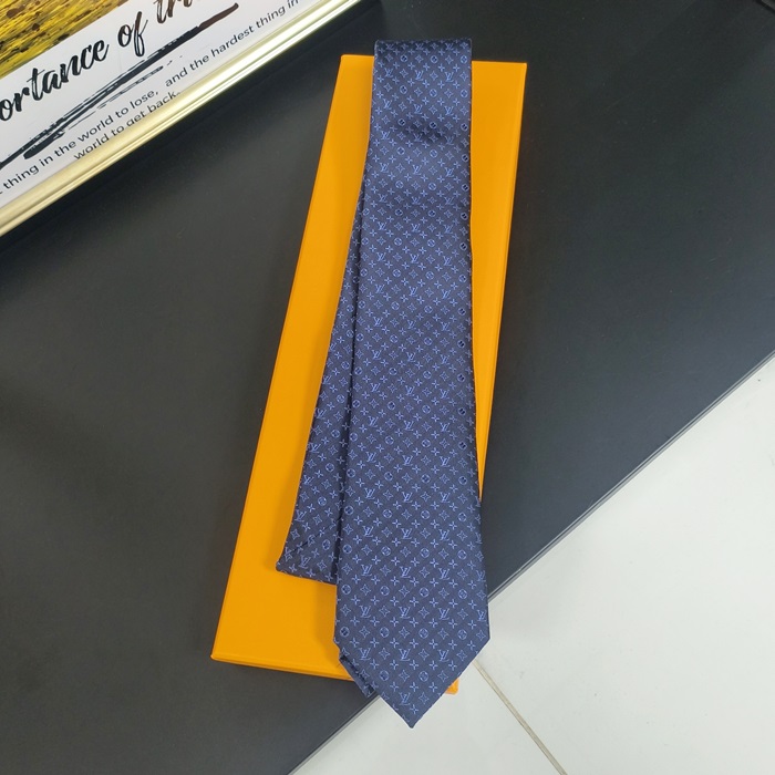 2023  MENS NECKTIE ネイビー - ルイヴィトン メンズ ネクタイ ネイビー lou00001