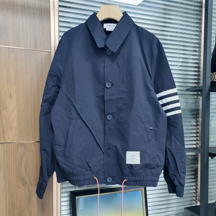 トムブラウン メンズ クラシック ネイビー ジャケット - - tom0582x