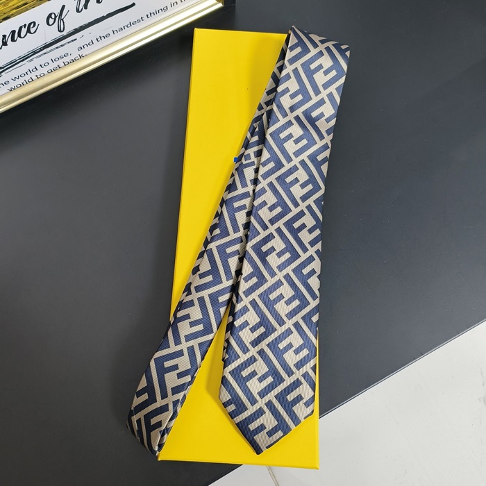 FENDI MENS NECKTIE GRAY - フェンディ メンズ ネクタイ FE0001