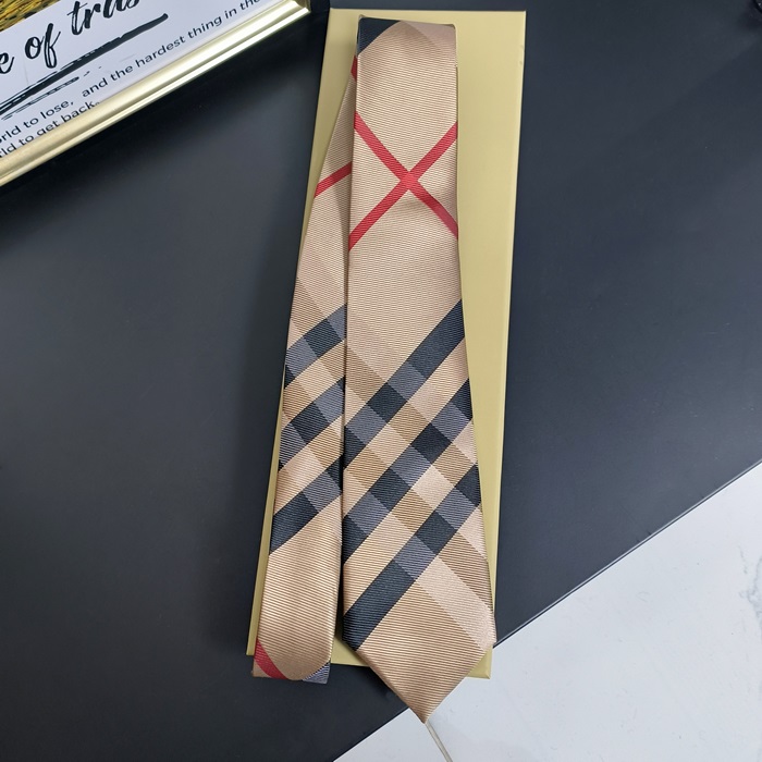 BURBERRY MENS NECKTIE BROWN - バーバリー メンズ ネクタイ ブラウン- Bu00001