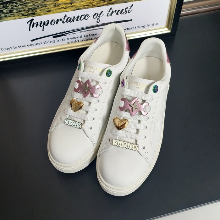 ルイヴィトン ユニセックス トレンディ ホワイト スニーカー -White  - lou05173x