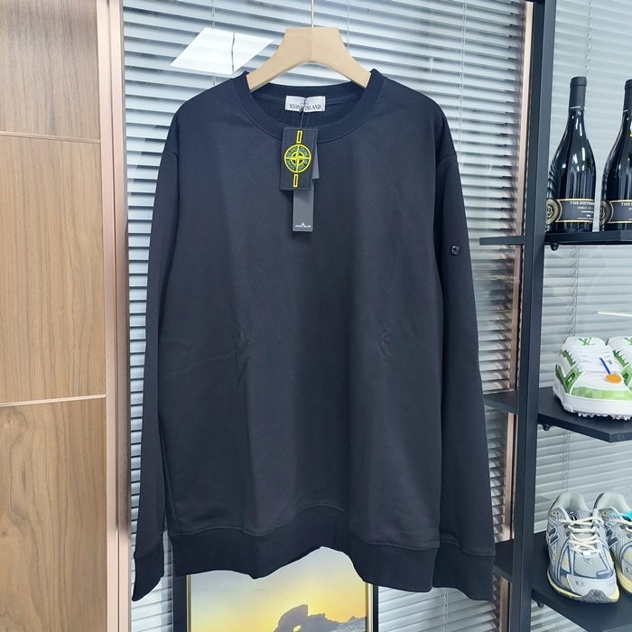 Light Reflection Man-to-man Yellow - ストーンアイランドメンズ LOGO コットン スウェット Sto0342x Size(m - 2xl) ブラック