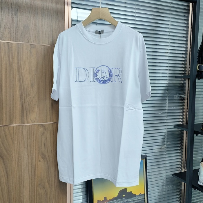 ディオール メンズ ラウンドネック半袖Tシャツ -  Round- dic5401x