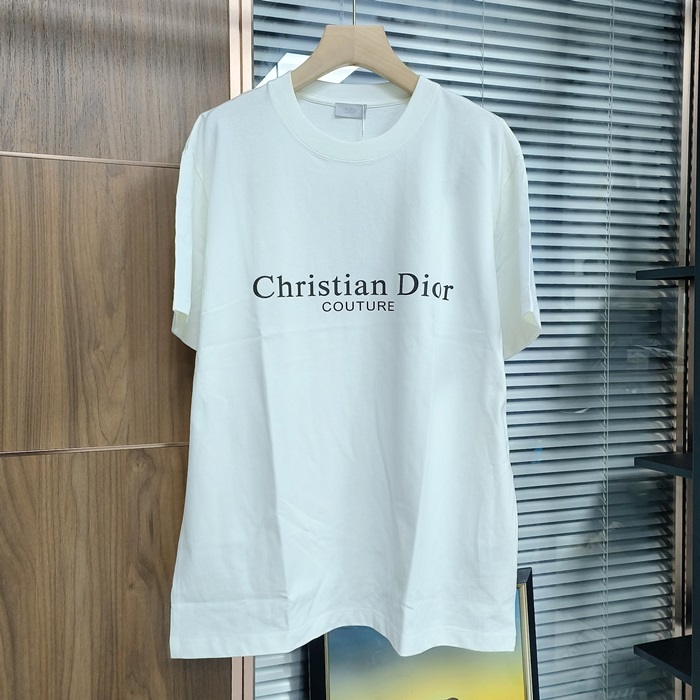 ディオール メンズ ホワイト 半袖Tシャツ -  White  - dic304x