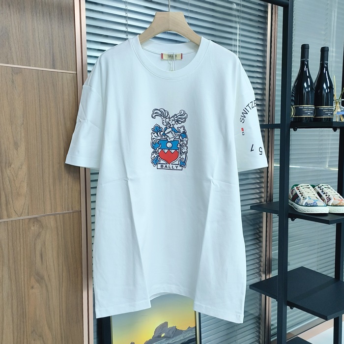 バリー メンズ クルーネック 半袖Tシャツ - Bally Round- bal5666x