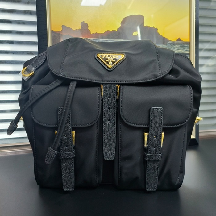 プラダ レディース ブラック バックパック -  Balck  - prb1560x