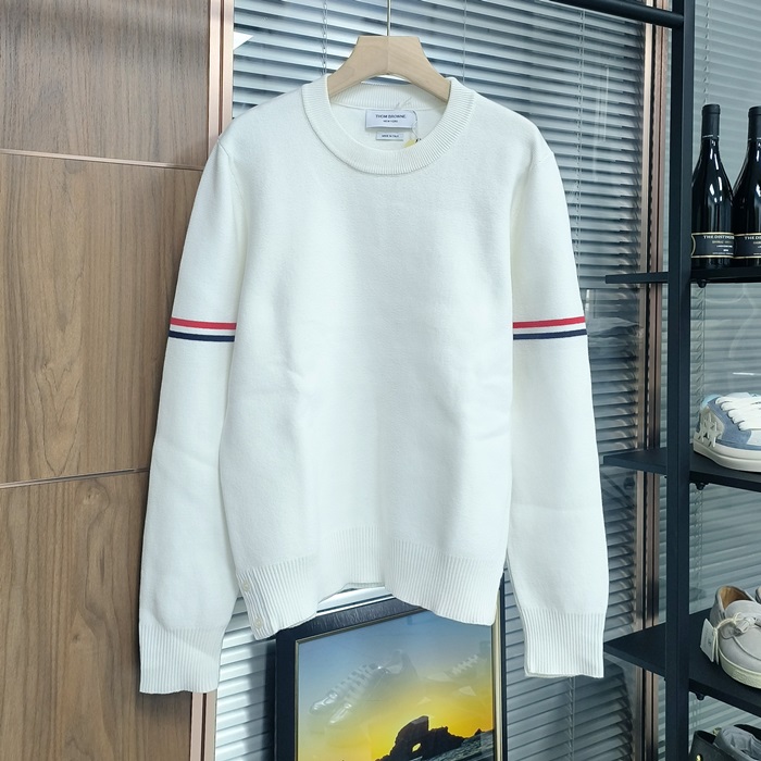 トムブラウン メンズ ラウンドネックセーター- er - thc3049x