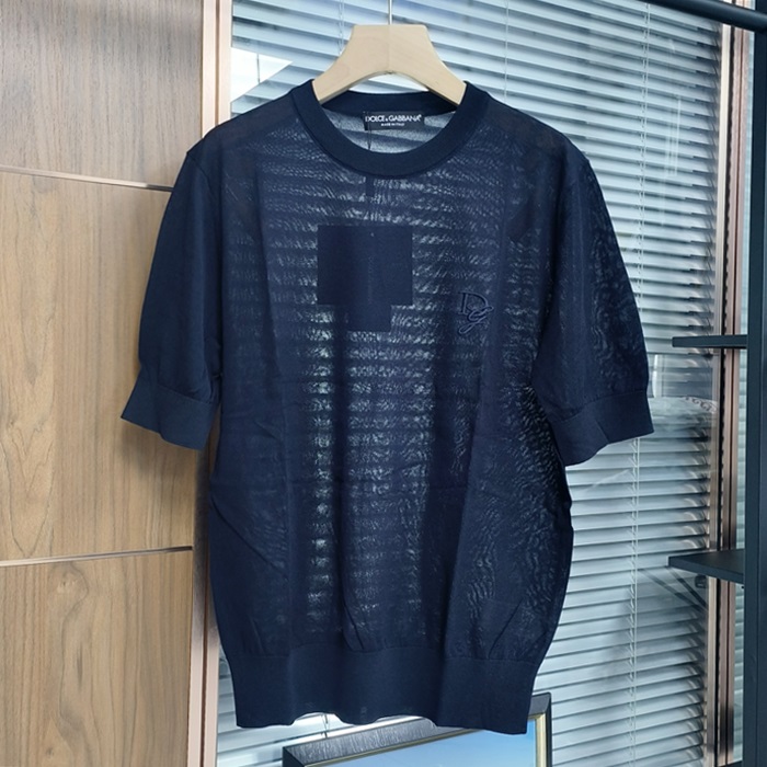 ディーアンドジー メンズ 半袖Tシャツ -  Round- doc5450x