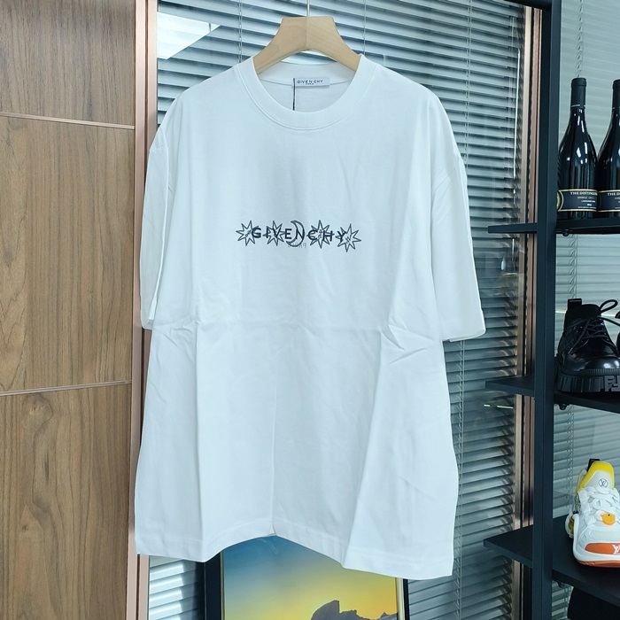 ジバンシィ メンズ ホワイト 半袖Tシャツ - Givenchy White  - gic1180x