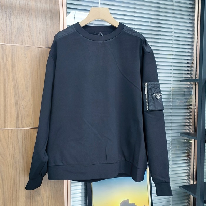 プラダ メンズ ラウンドネックスウェット - Round- prc5252x