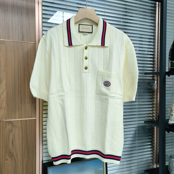 グッチ メンズ ポロ 半袖Tシャツ -Polo- guc5523x