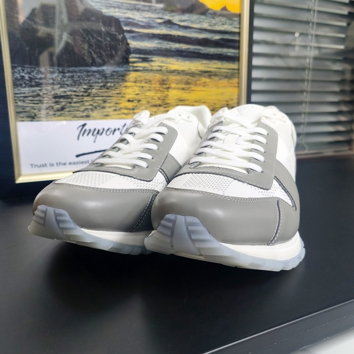 ルイヴィトン メンズ グレー スニーカー -  Gray  - lv158x