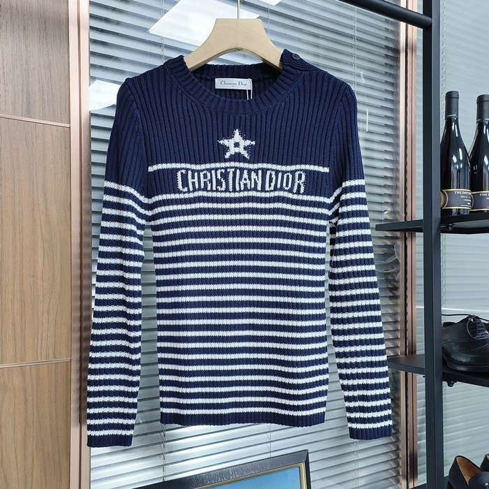 ディオール レディース ブラック クルーネック セーター -di846x